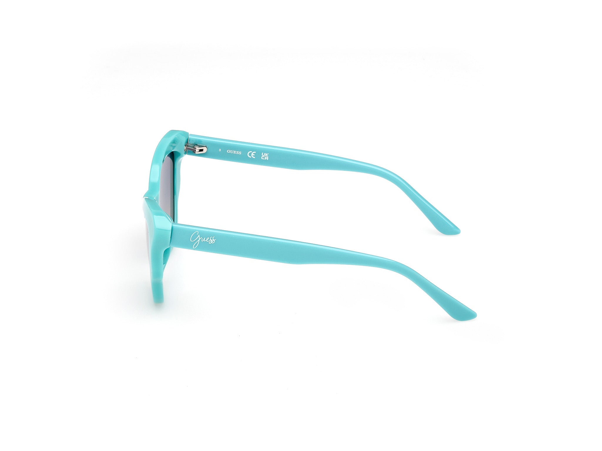 Guess Unisex Guess GU00228 87W Gafas de sol Inyectado Turquesa Azul Cat Eye Norma