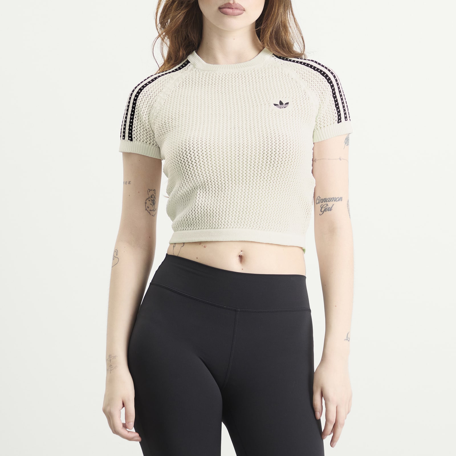 Women's Crochet T-Shirt Off White
