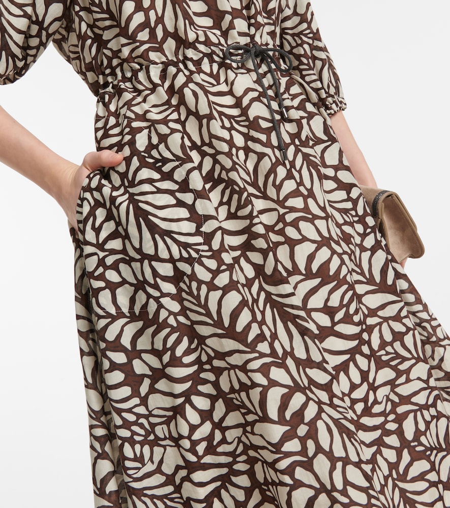 Cotton-blend minidress
