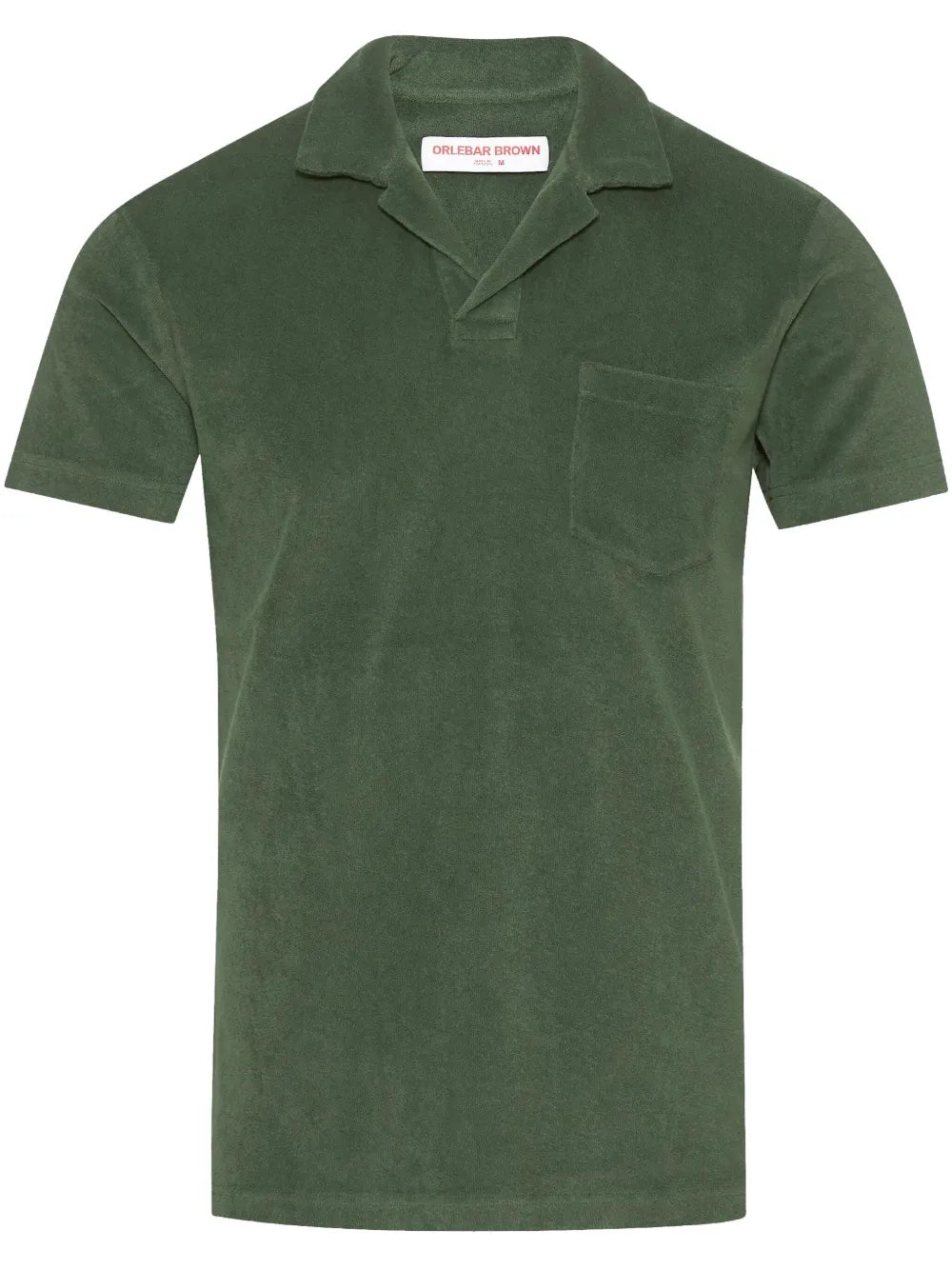 Organic Cotton Terry Polo Shirt — Green