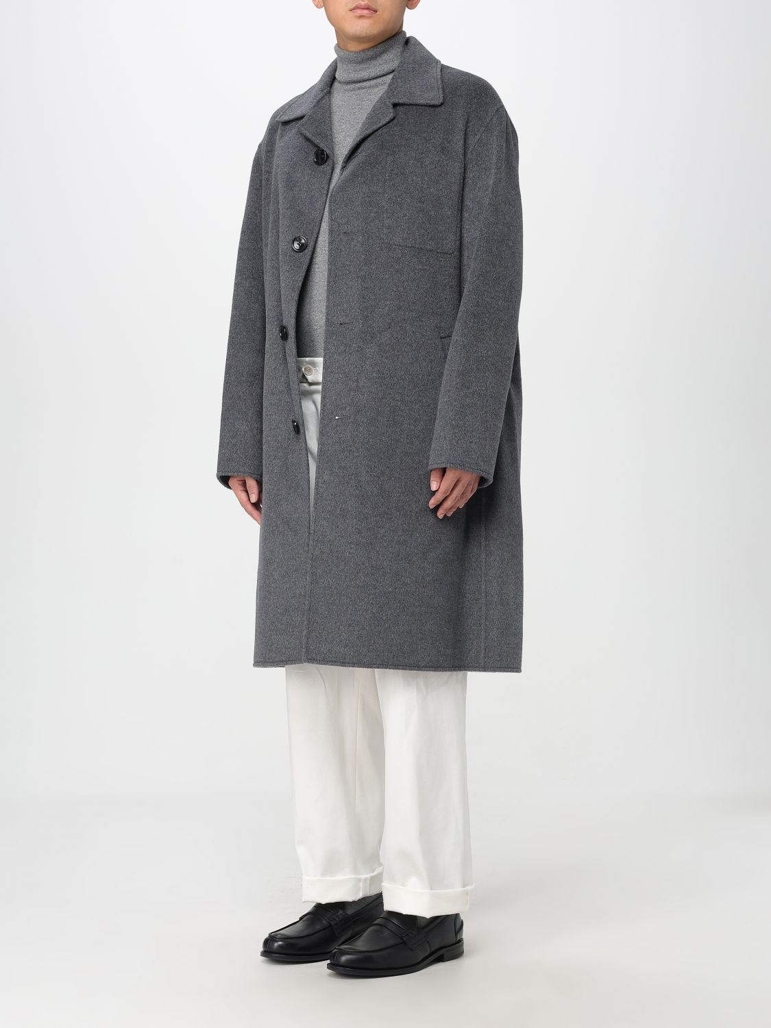 Coat Men color Grey