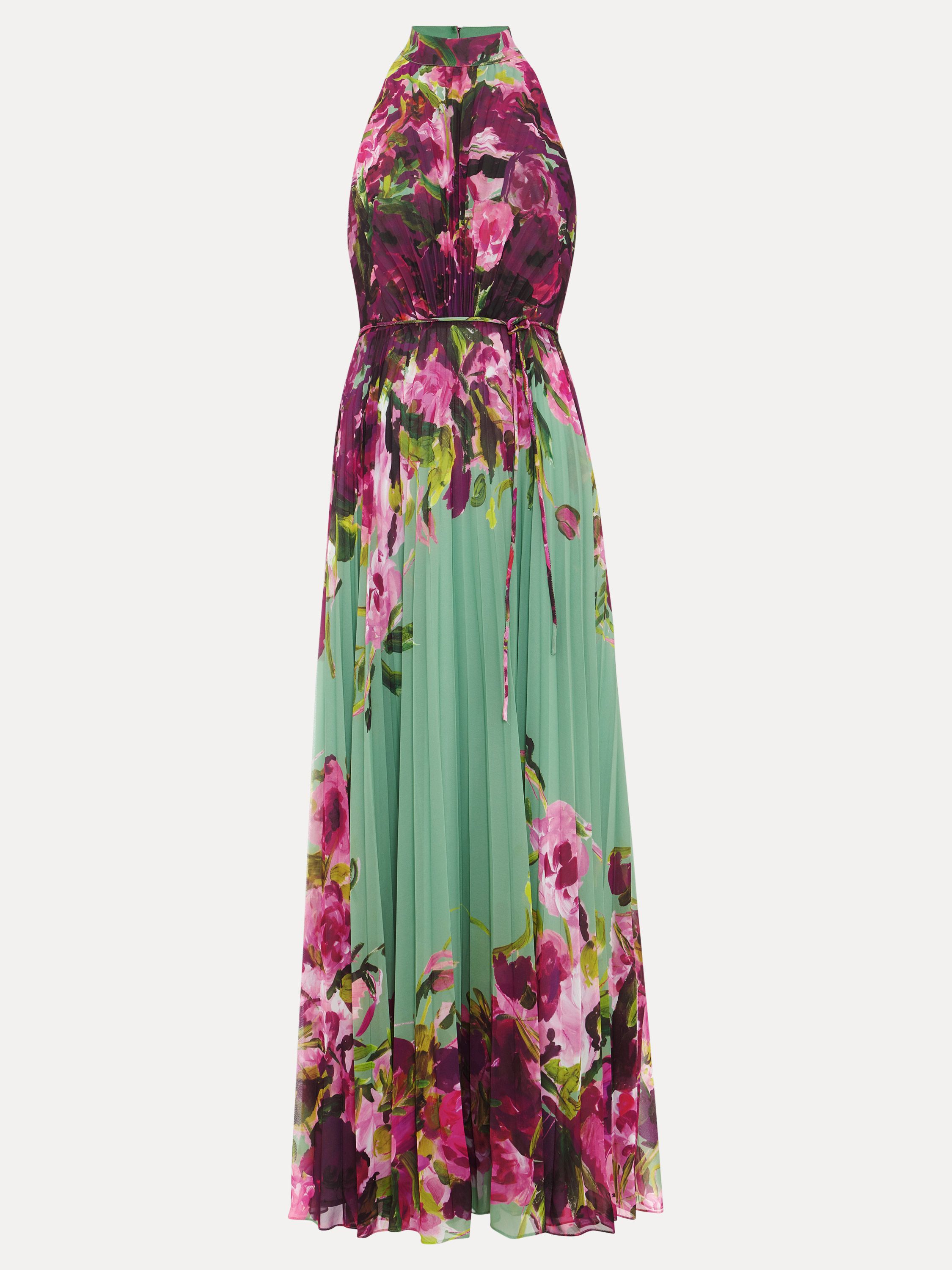 Phase Eight Women's Dahlia Printed Maxi Dress in Fuchsia