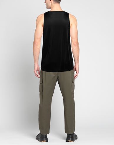 Man Tank top Black