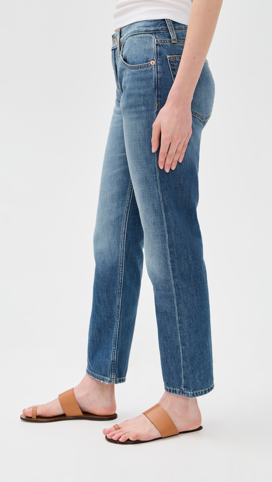 Blondie Crop Jeans Mendocino Indigo