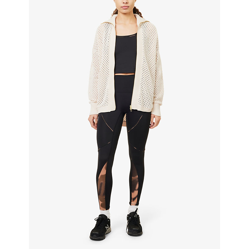 Womens Whitecap Grey Finn Knitted Cotton Jacket