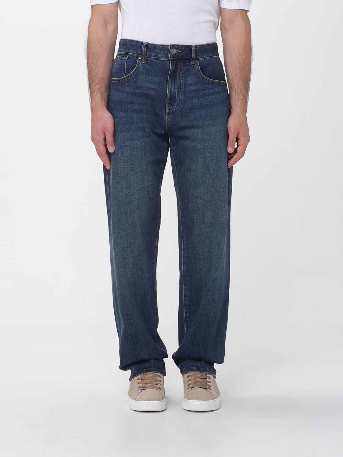 Jeans Men color Navy