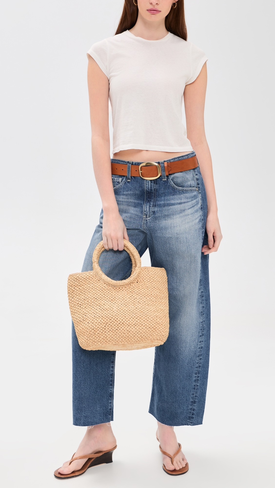 Hattie Crop Jeans Yellowstone