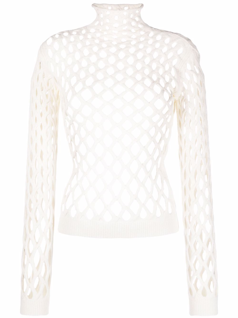 Valentino Garavani net knitted top - Black