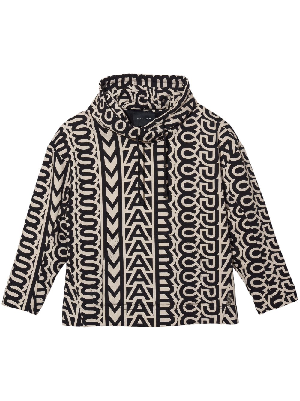 Monogram-logo cotton hoodie - 004