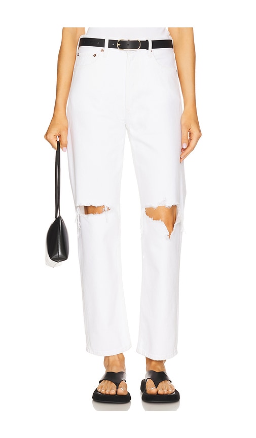 AGOLDE MID RISE LOOSE 90'S in Ivory. Größe 34. Also in 24, 25, 26, 27, 28, 29, 30