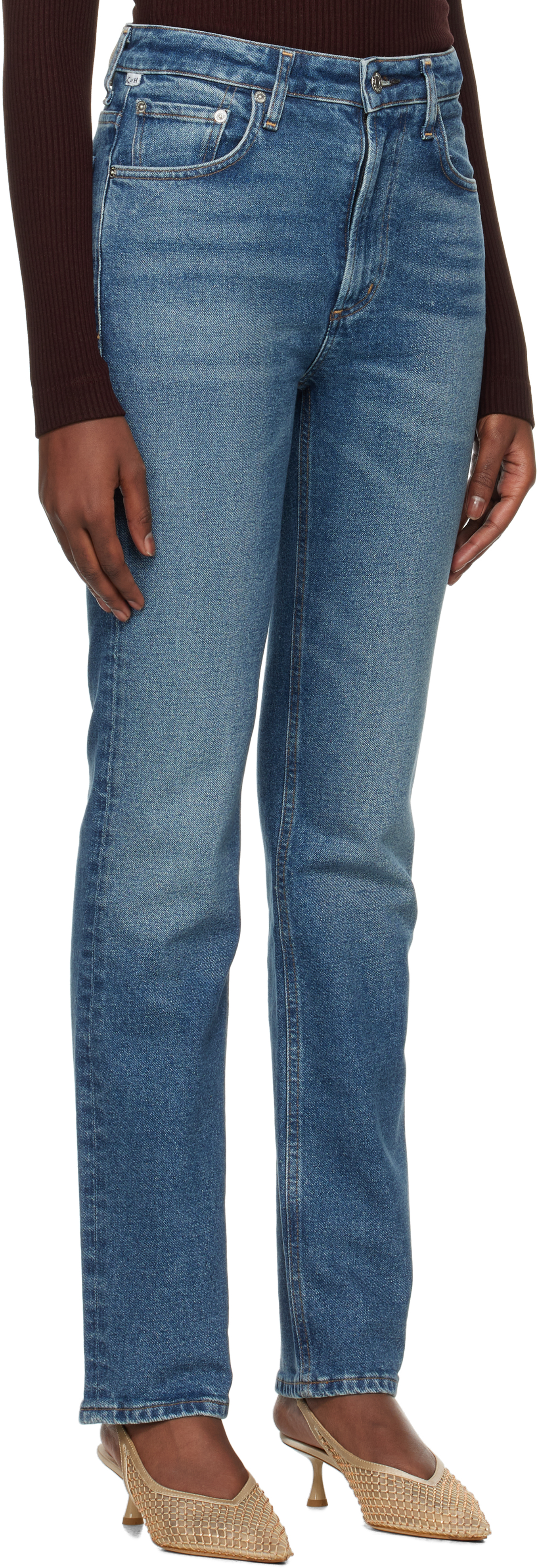 Citizens of Humanity Blue Zurie Straight Jeans