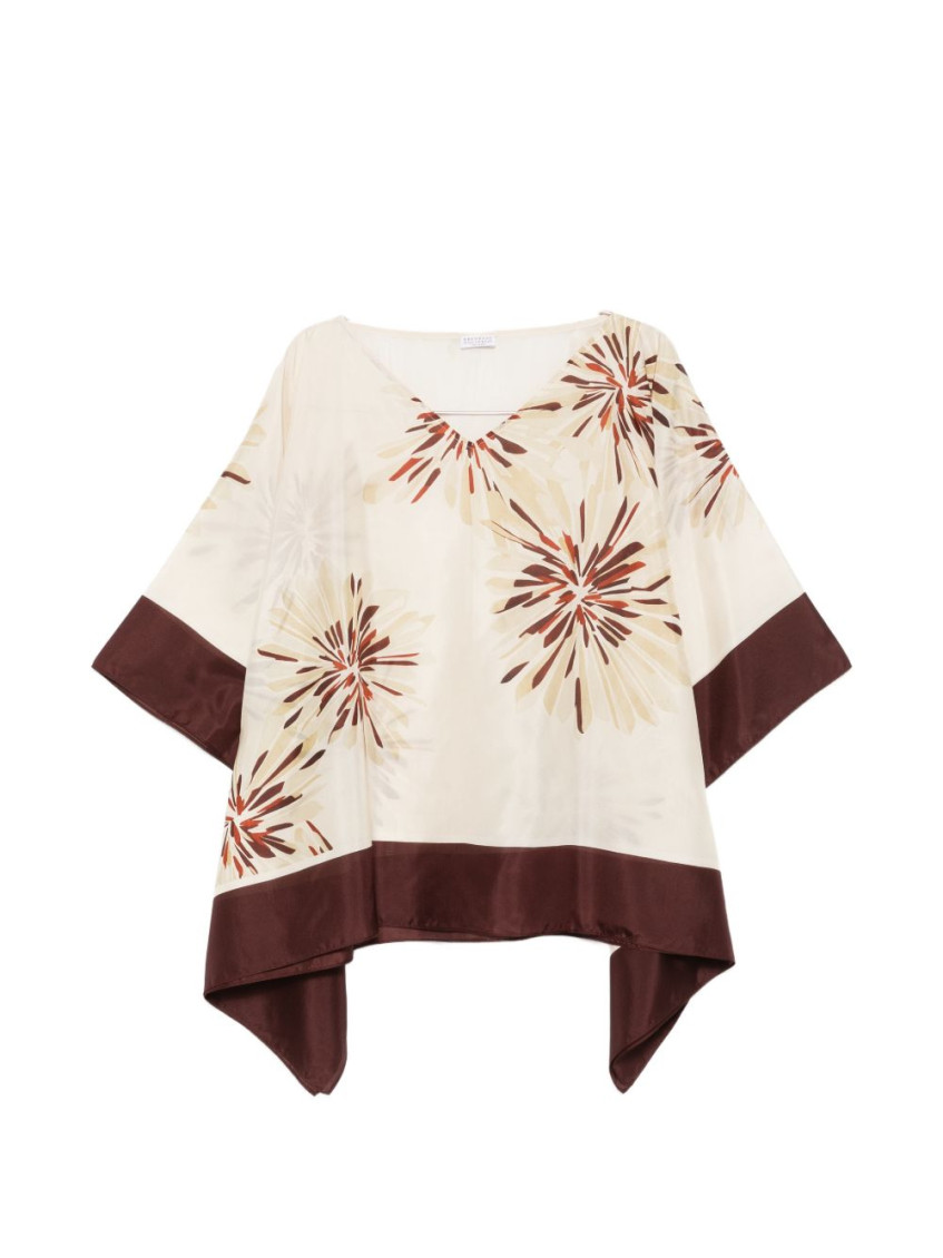 Printed Silk Blouse