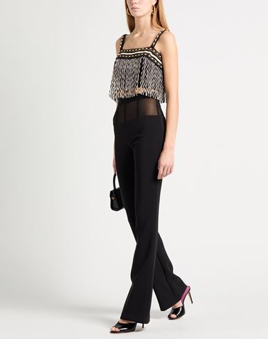 Woman Top Black Size 2 Polyamide, Elastane