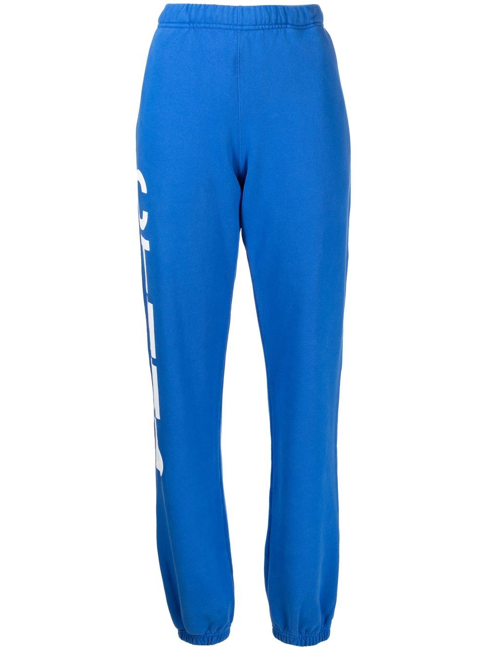 Logo-print track pants - Blue