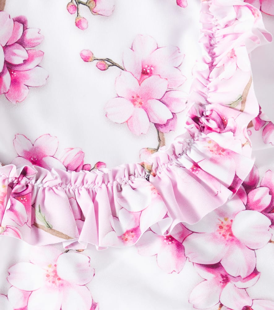 Monnalisa Ruffled floral bikini