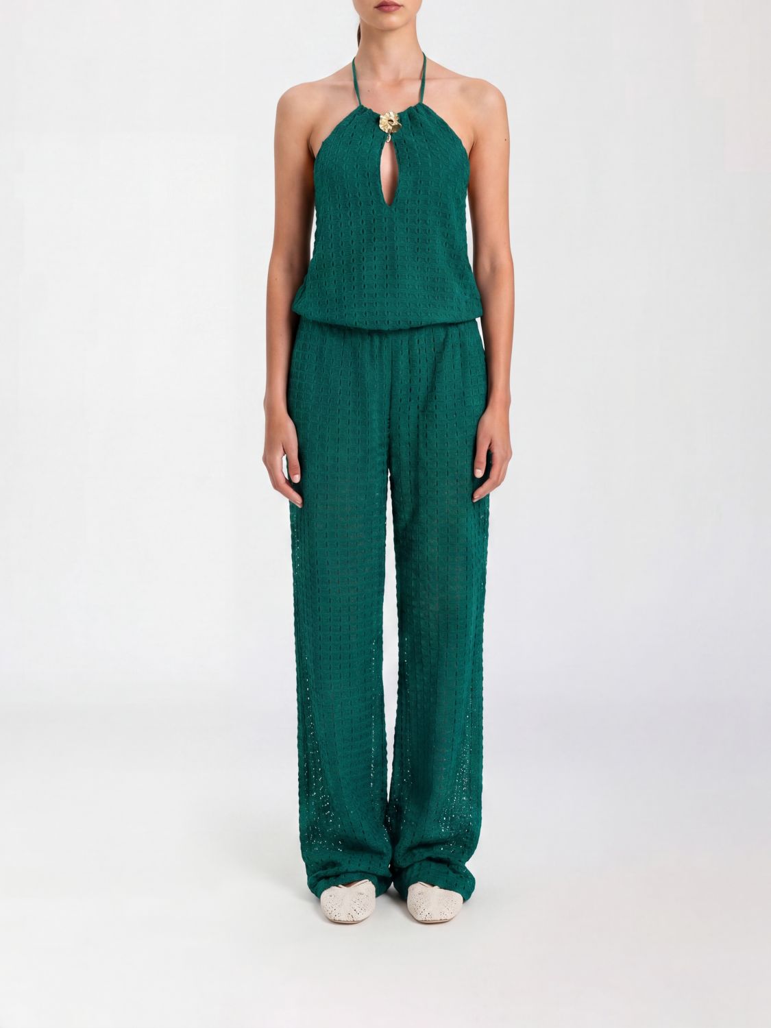 Jumpsuit Woman color Emerald