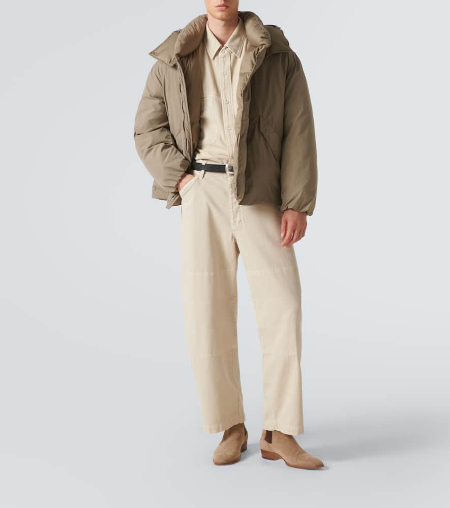 Cotton-blend down jacket