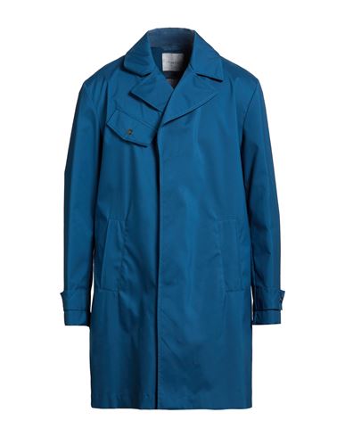 Man Overcoat & Trench Coat Deep teal Size 40 Polyester, Cotton, Polyurethane