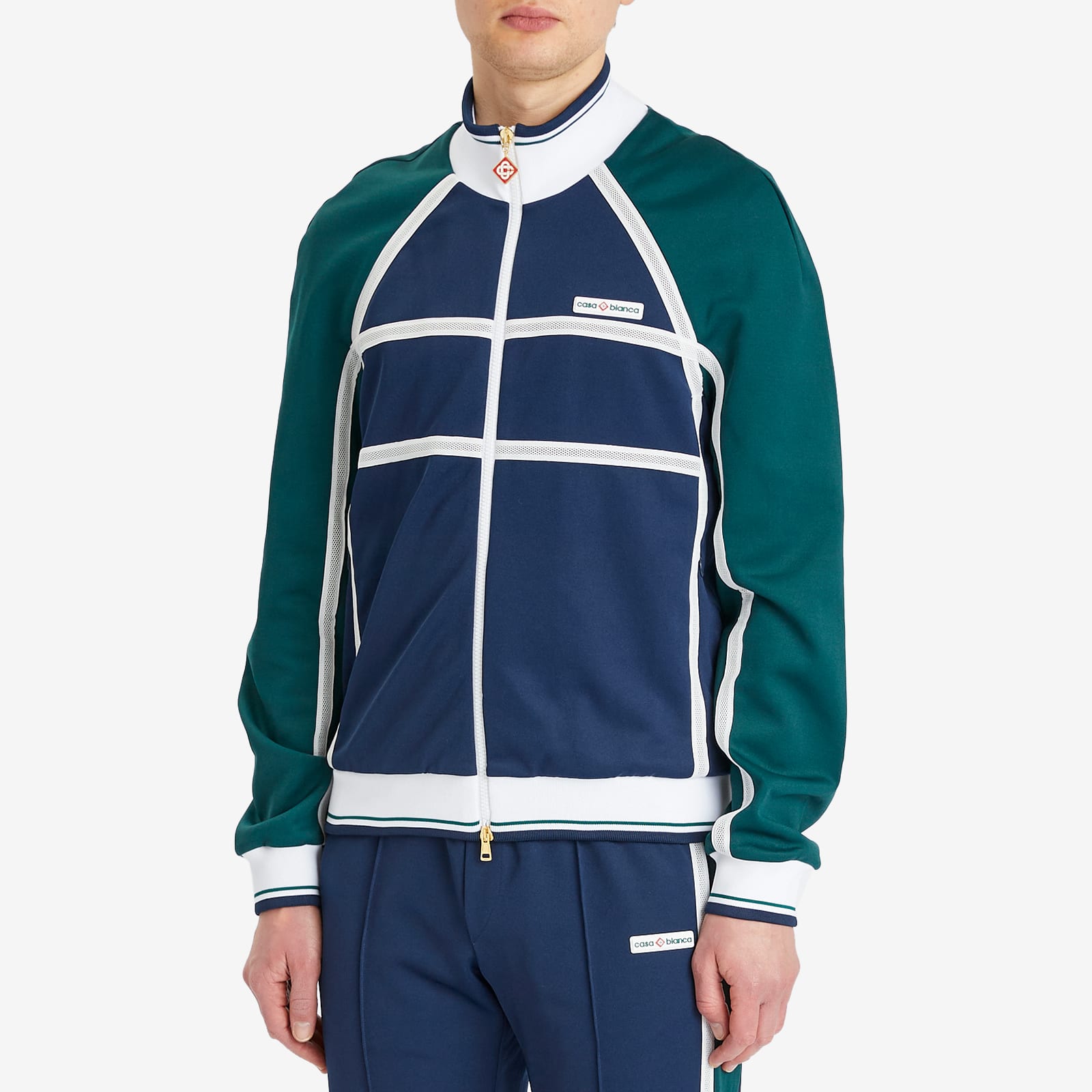 Men's Taping Track Jacket in Navy