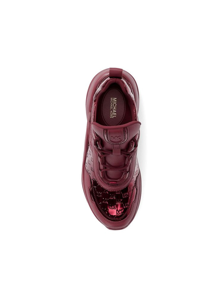Olympia Trainer Sneaker — Cherry