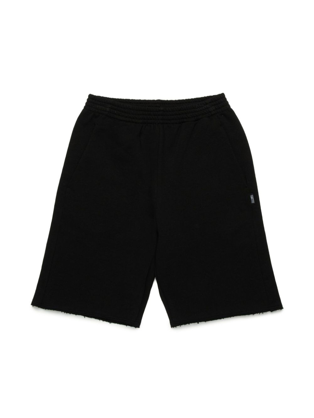 Cotton track shorts - Black