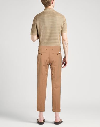 Man Pants Camel Size 28 Viscose, Polyamide, Elastane
