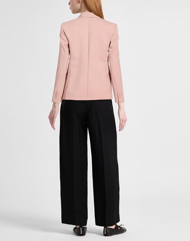 Woman Blazer Pink Size 10 Virgin Wool, Elastane