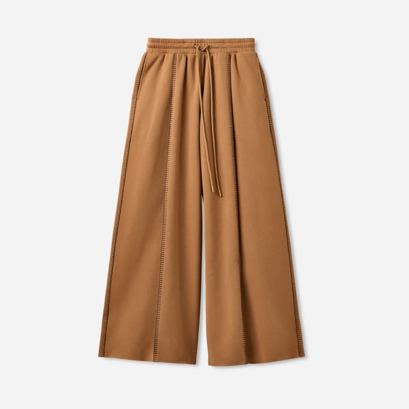 ® Women's Classic Wide Leg Pant Cotton Blend Pants in Chestnut