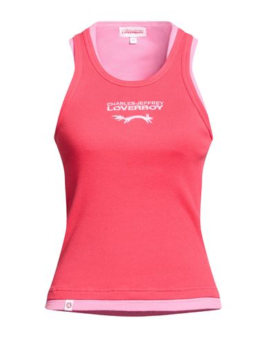 Woman Tank top Red Size XL Organic cotton