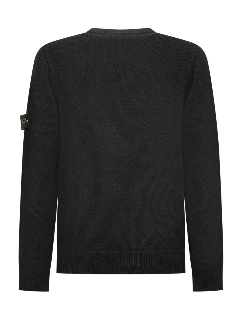 Black Solid Sweater