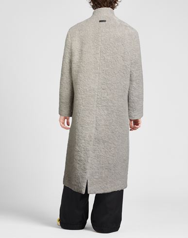 Man Coat Grey Size 36 Virgin Wool, Cotton, Polyamide
