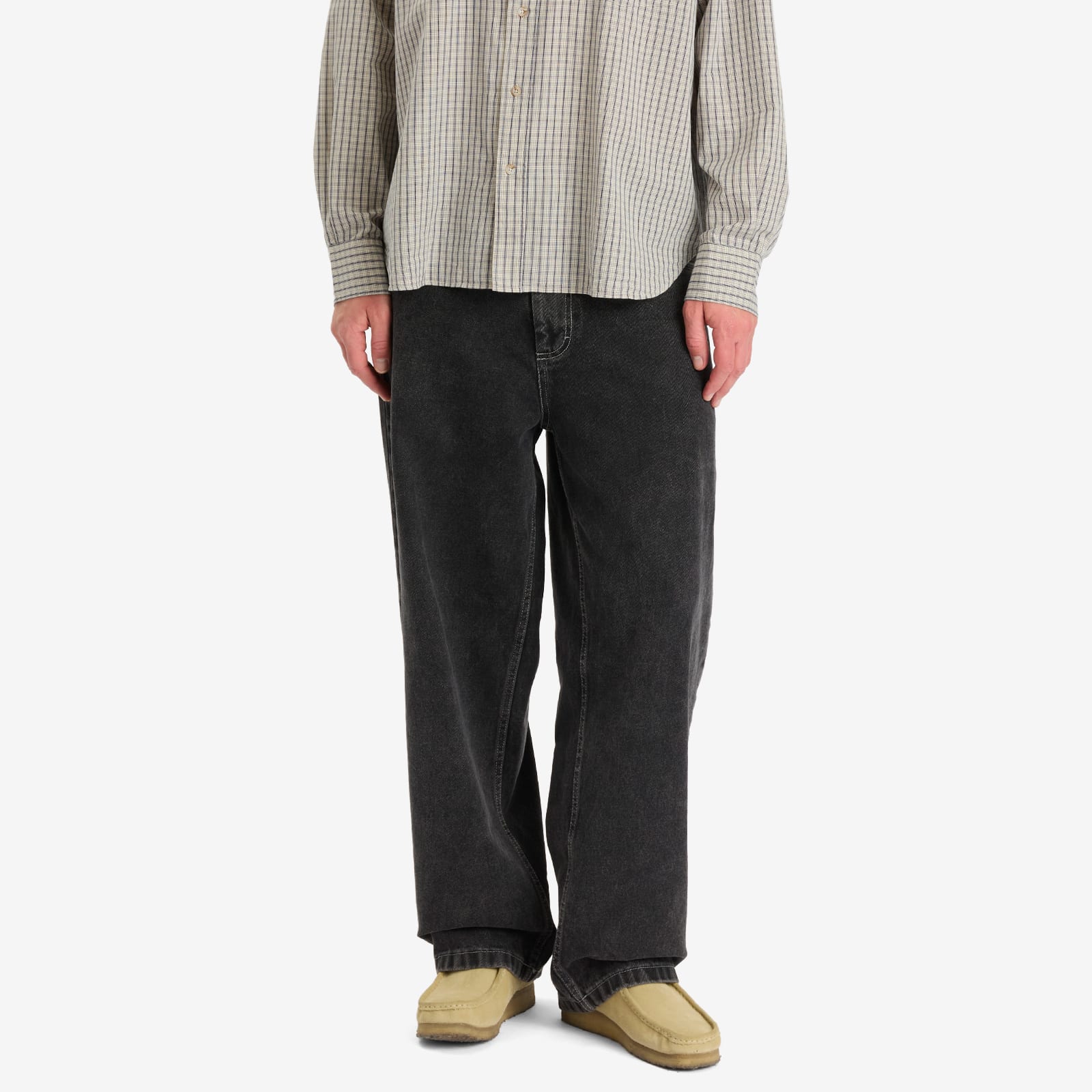 Men's Big Boy Jeans Silver Black
