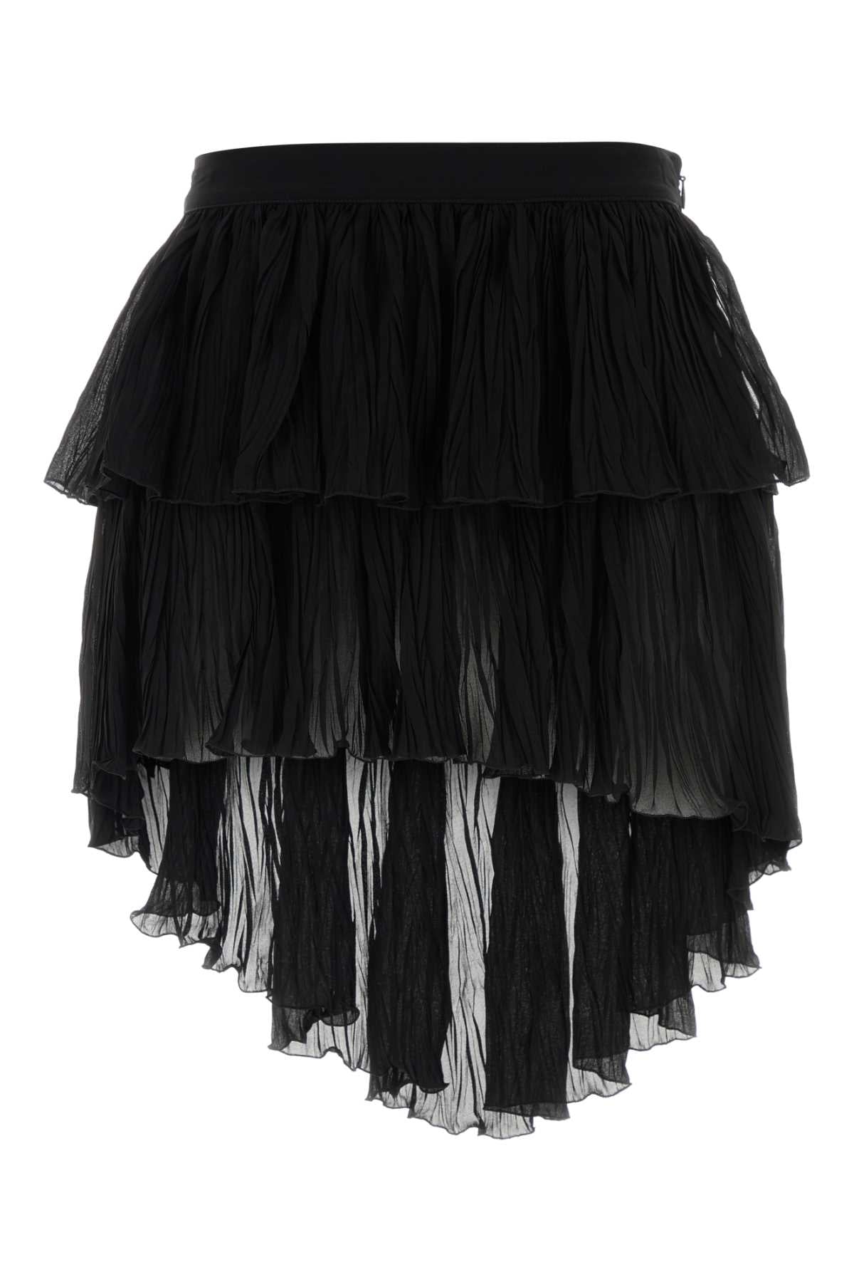Plisset Skirt — Black