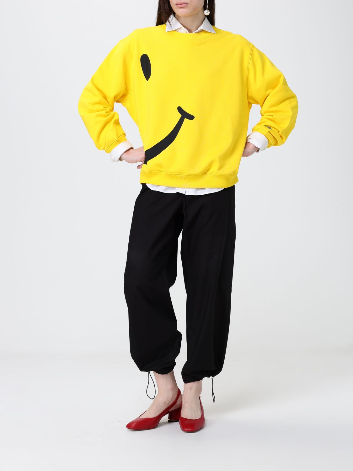 Sweatshirt Woman color Yellow