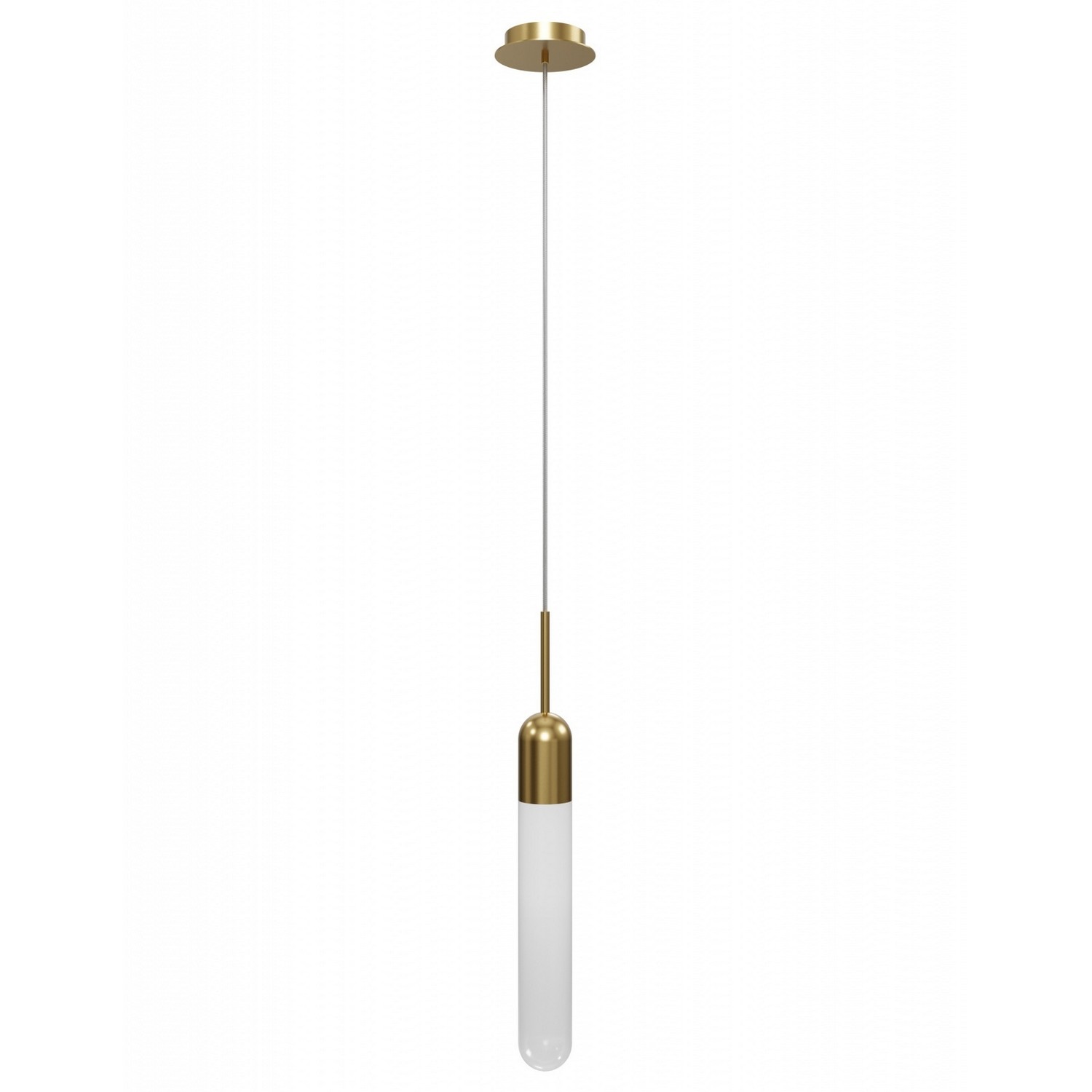 Aged Brass Pendant from the Tribeca Collection