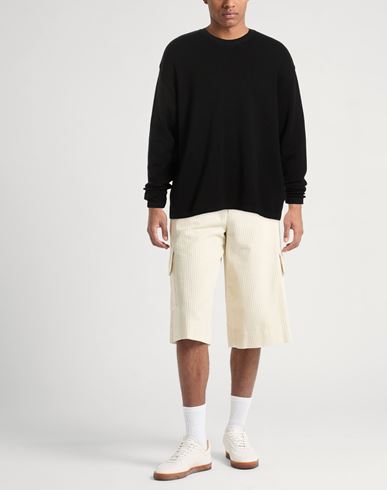 Hevò Man Sweater Black Size L Virgin Wool, Acrylic