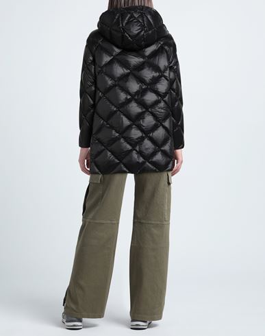 Woman Puffer Black Size 8 Polyamide