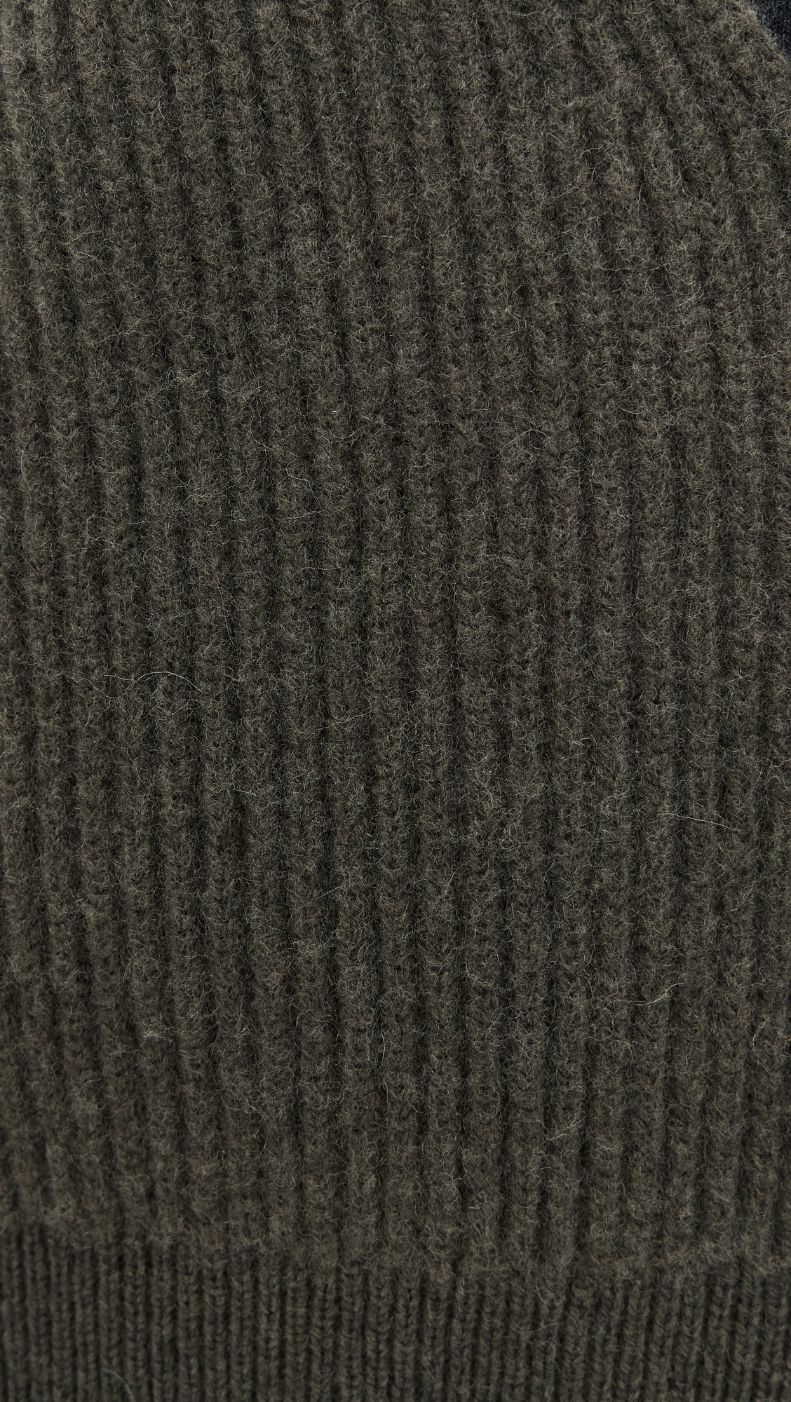 Deep V Neck Sweater DARK GREY L