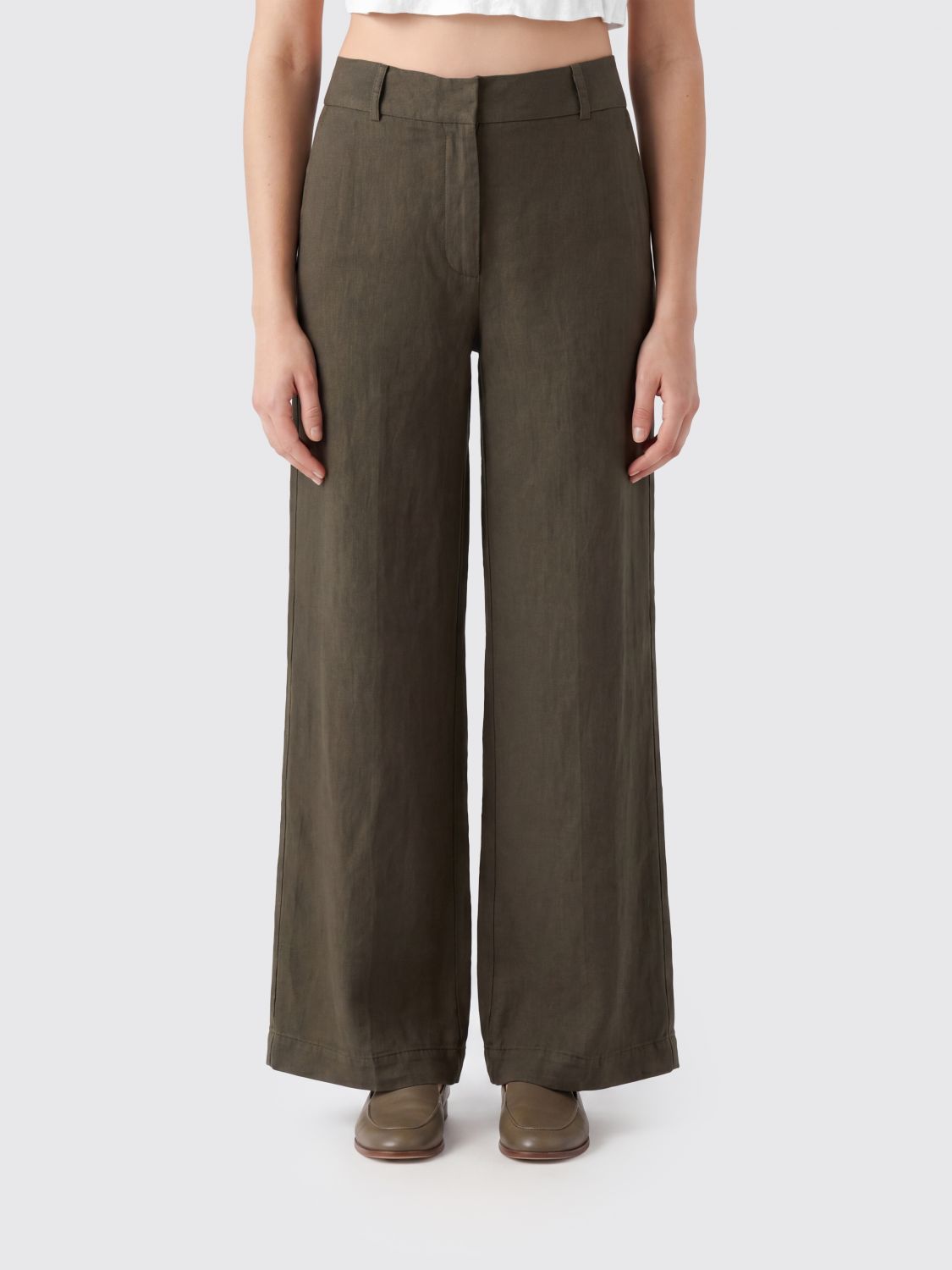Pants Woman color Brown