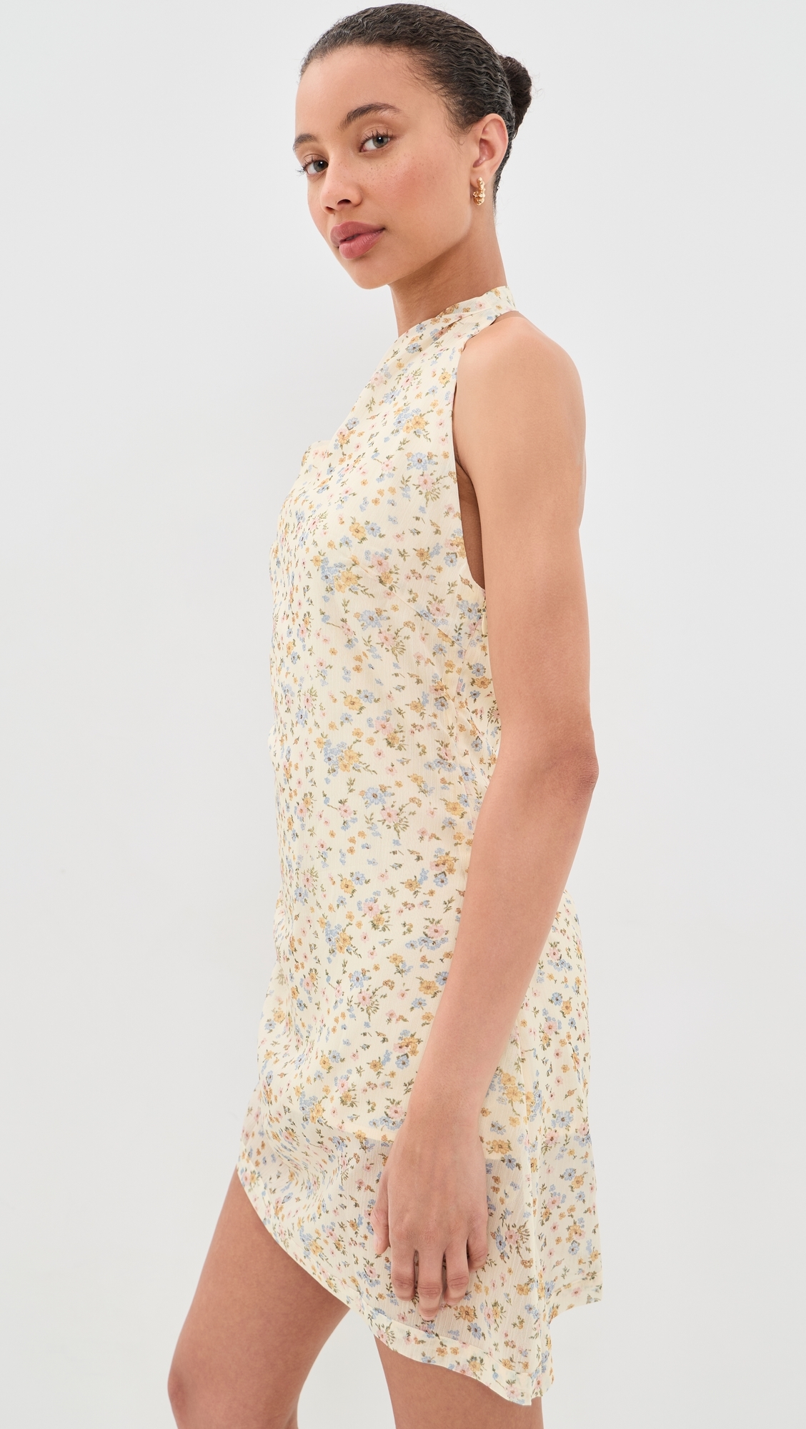 Moonlight Mini Dress Beige