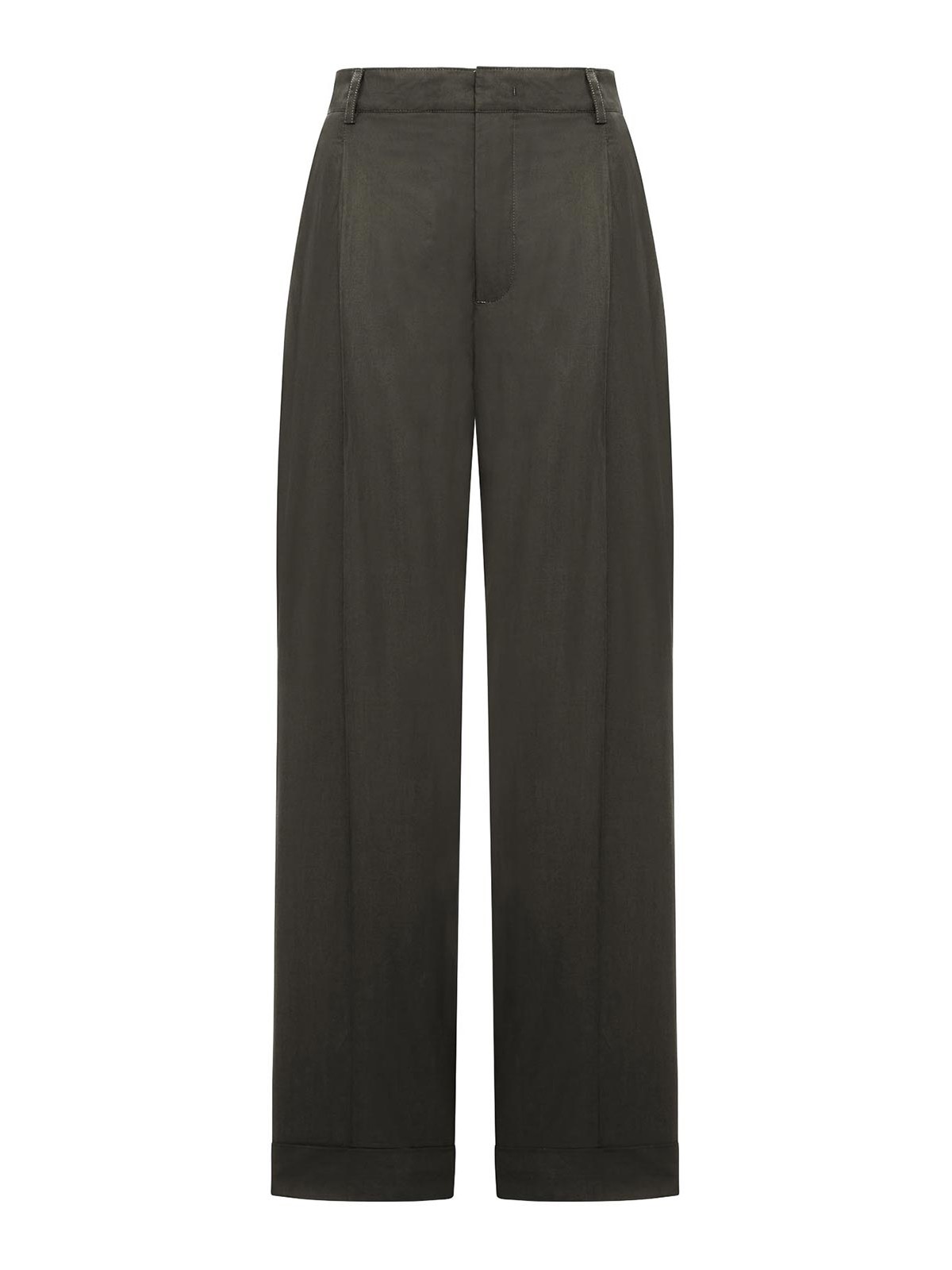 Watson Poplin Trousers With Pleats