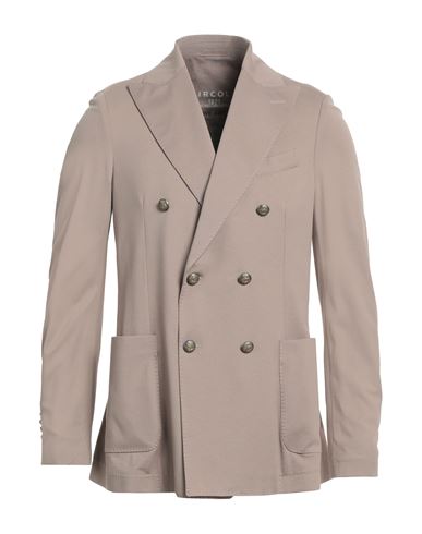 Man Blazer Light brown Size 38 Cotton, Elastane
