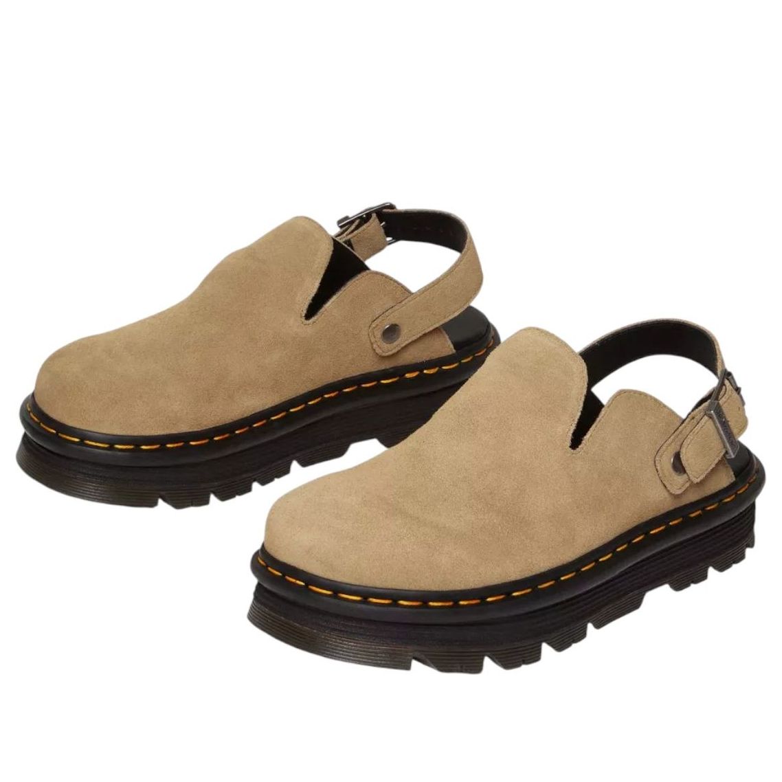 Zebzag Suede Mules 'Savannah Tan'