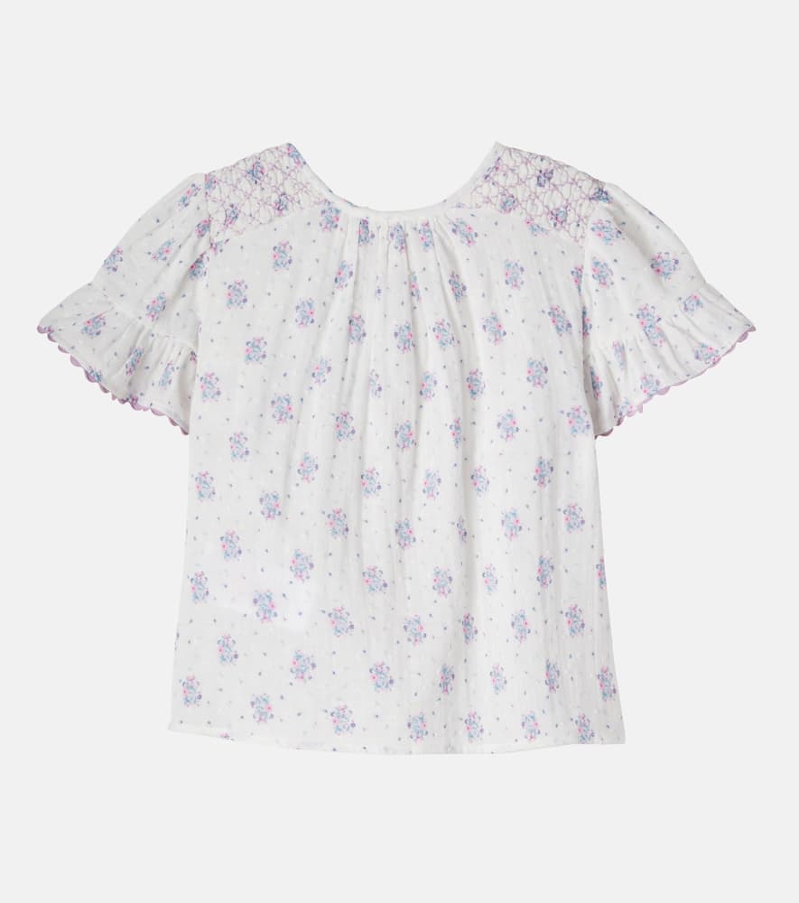 Feliza floral cotton gauze blouse