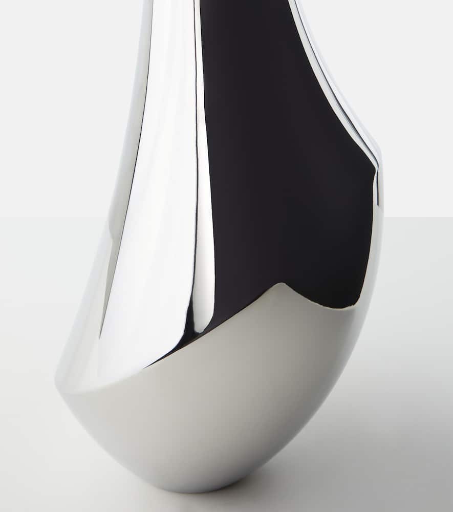 Flora Large stainless steel vase by Todd Bracher