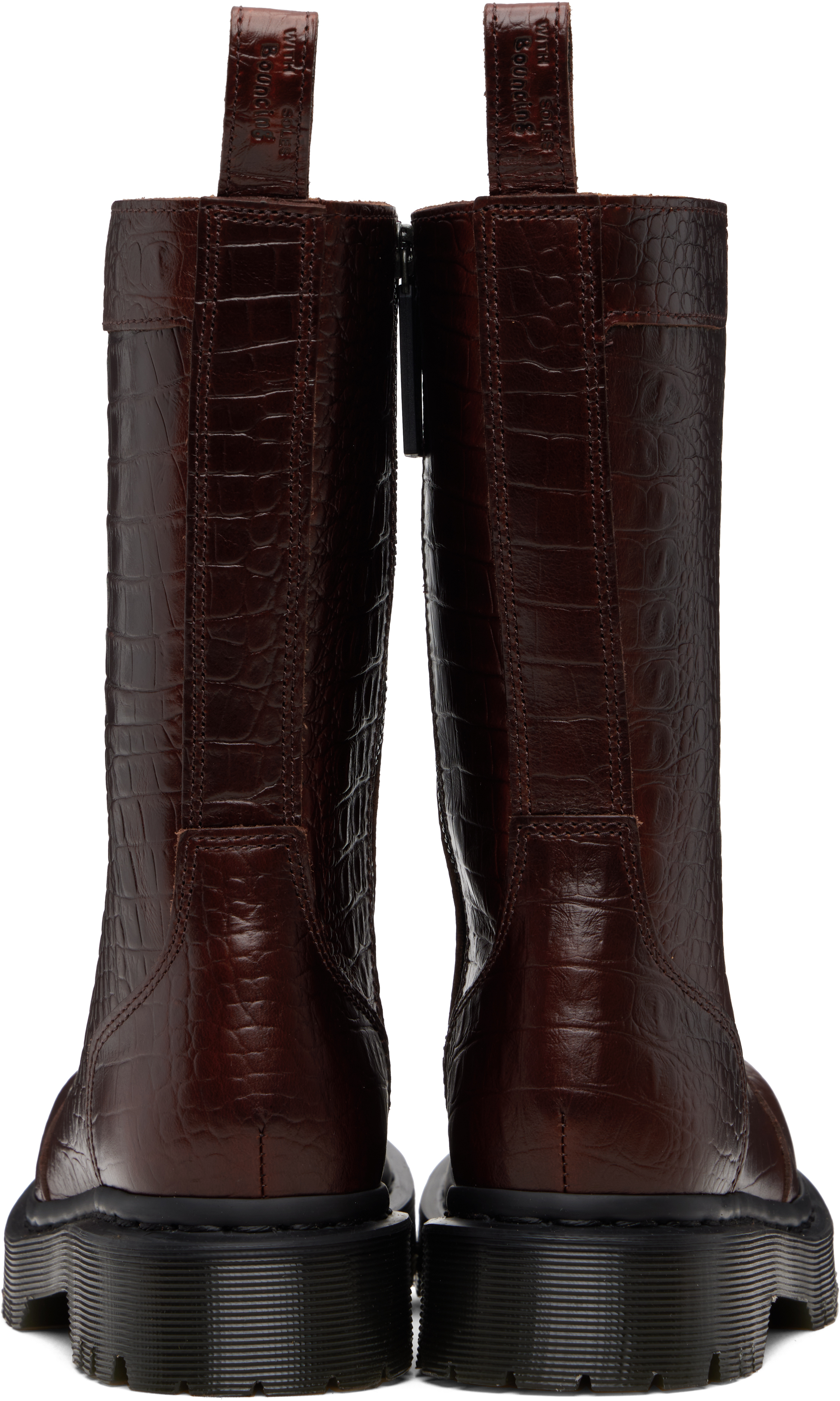 Burgundy Rejena Boots