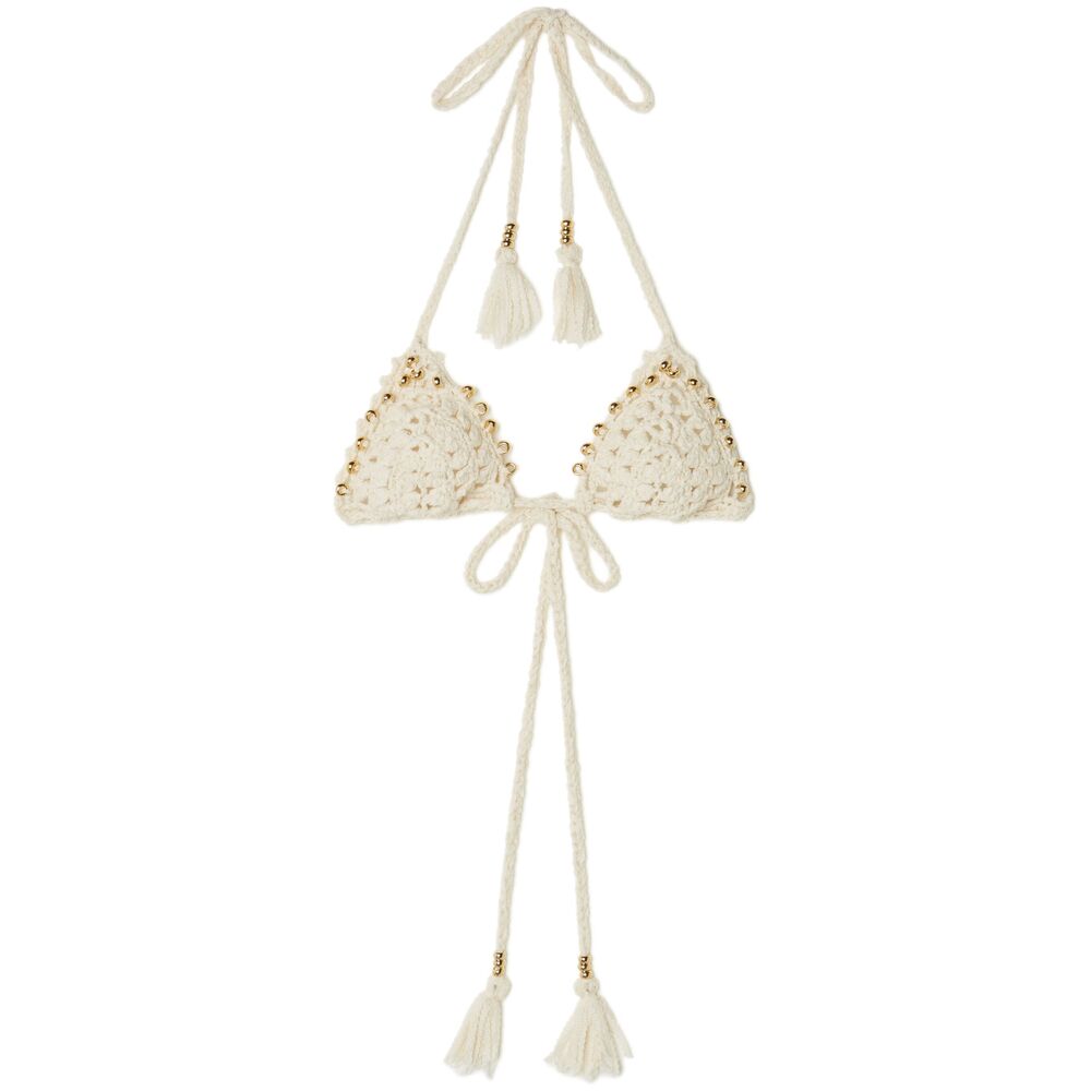 Cape Jasmine bikini top - Neutrals