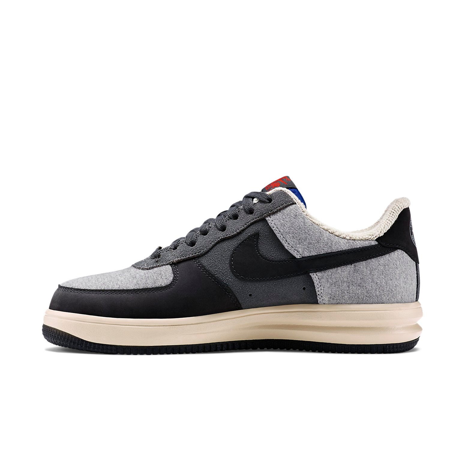 Lunar Force 1 Loop Wheeler QS 'Grey Heather Anthracite Dark Grey Sand'