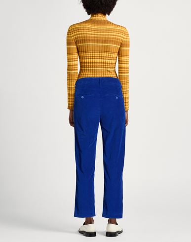 Woman Pants Blue Size 25 Cotton, Lyocell, Elastane