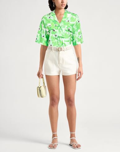 Woman Shirt Green Size 0 Cotton